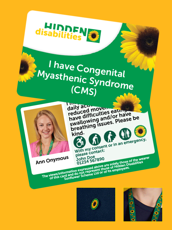 Congenital Myasthenic Syndrome (CMS) Card - Personalised